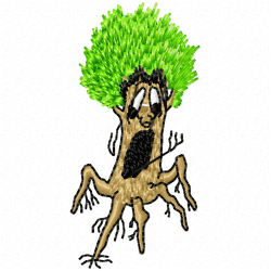 Trees Embroidery Design 1